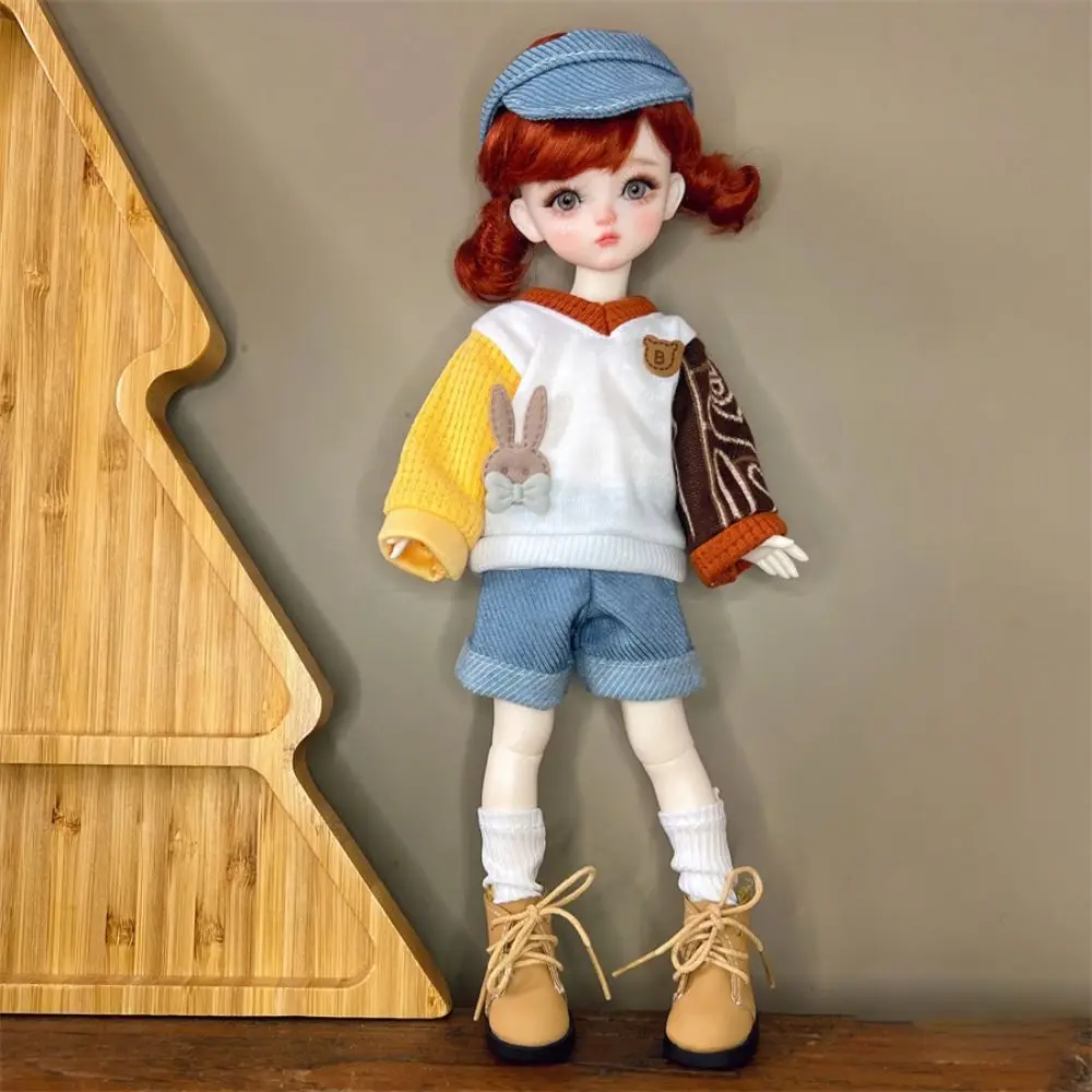 Fashion DIY 30cm Doll Clothes Cute Pretty Doll Dress Casual 1/6 BJD Doll Outfit Set