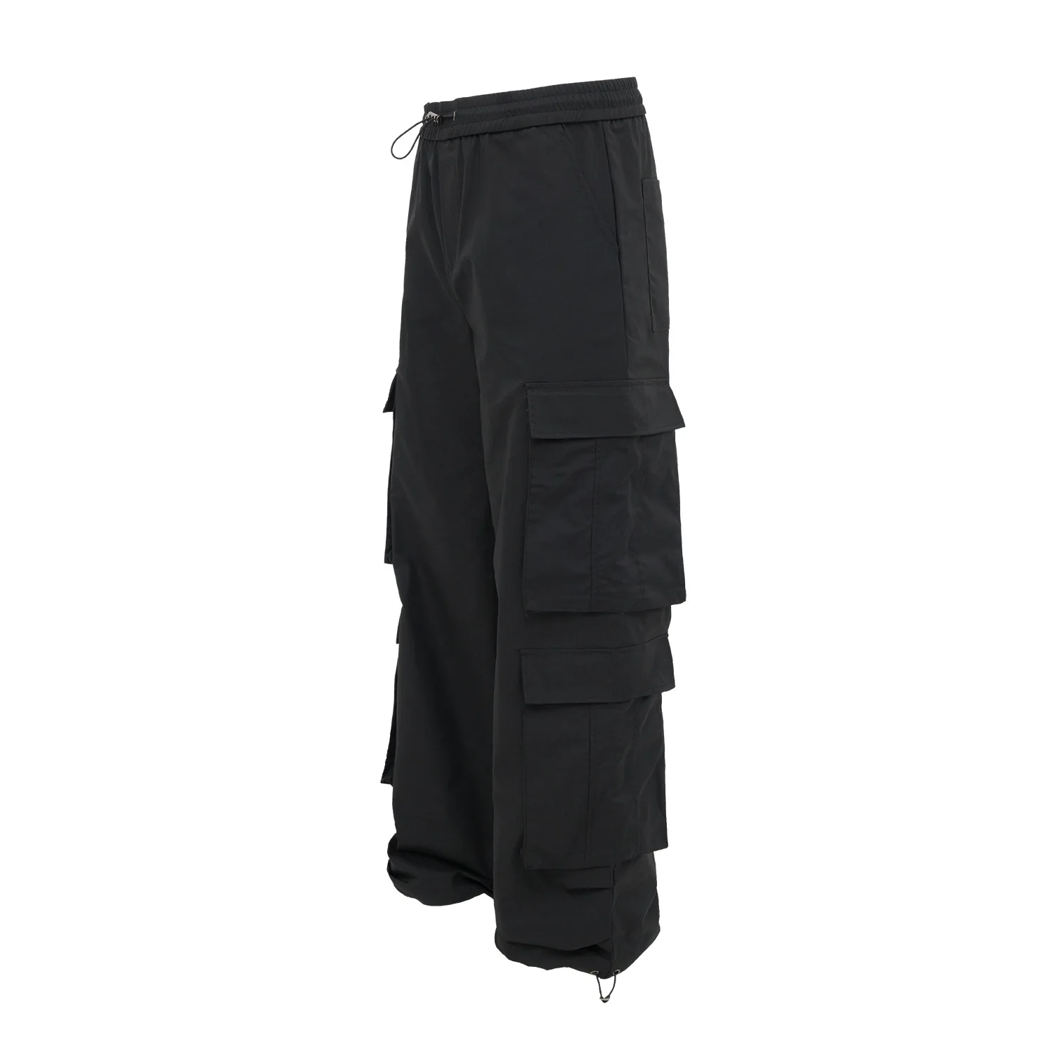Description Picture 6 of item2024 Spring Autumn New Hip Hop Wide-legged Pants Men Women Loose Casual Cargo Pants Vintage Solid Color Streetwear Trousers