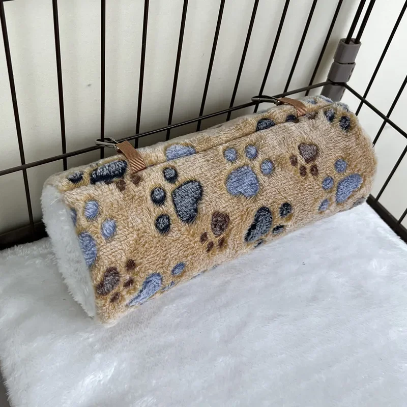 Hamster Toy Maze Hamster Cage Tunnel Small Pet Tunnel Hamster Cage Ferret Tunnel Hammock For Rat Warm Hamster Tube Toy Hanging Bed Cage For Rabbit Guinea Pig Small Animals