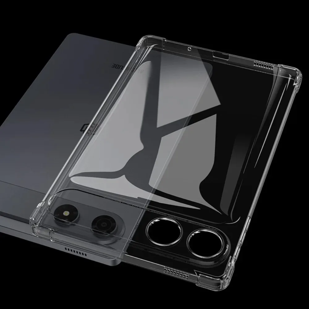 Ultra Slim Shockproof Protective Tablet Case with Clear TPU Back and Airbag Cushioning