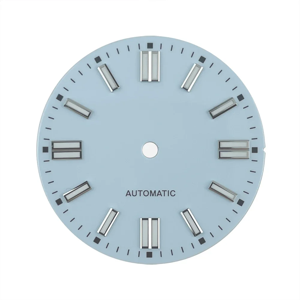 Quadrante Orologio 28.5mm Bianco Opaco Per Movimento NH35/NH36