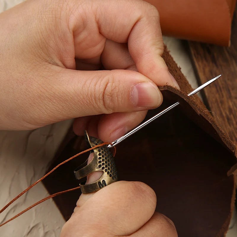 Retro Finger Protector 1/2/5Pcs Antique Thimble Ring Handworking Needle Needles Craft Household DIY Sewing Tool Accessories