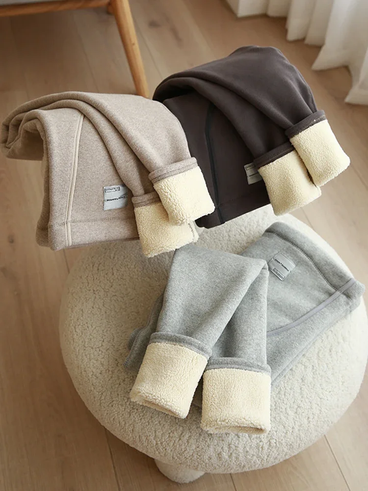 Warm Pants for Pregnant Women Winter Maternity Fleece Leggings Short Plush Pregnancy Clothes Supporting Abdomen