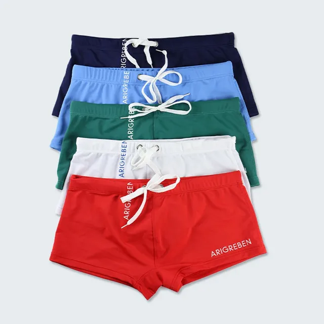Men's Stretch Breathable Swim Shorts Front Cross Design Warm Smooth Comfortable Swimsuit S/M/L/XL/XXL Water Sport Equipment 1