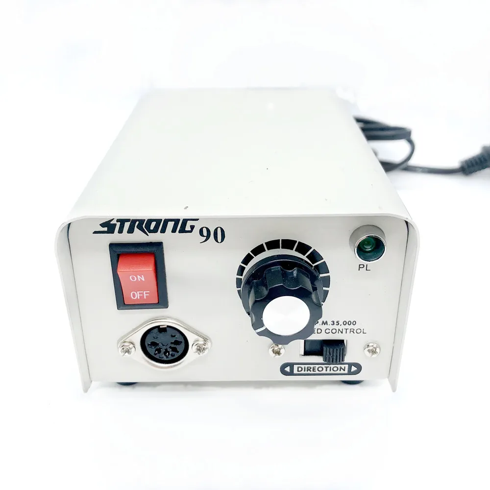 Strong 90 105L Nail Drills Manicure Pedicure Machine Electric Strong Nail File Polishing 40000RPM 65W Nails Art Grinding Device 5