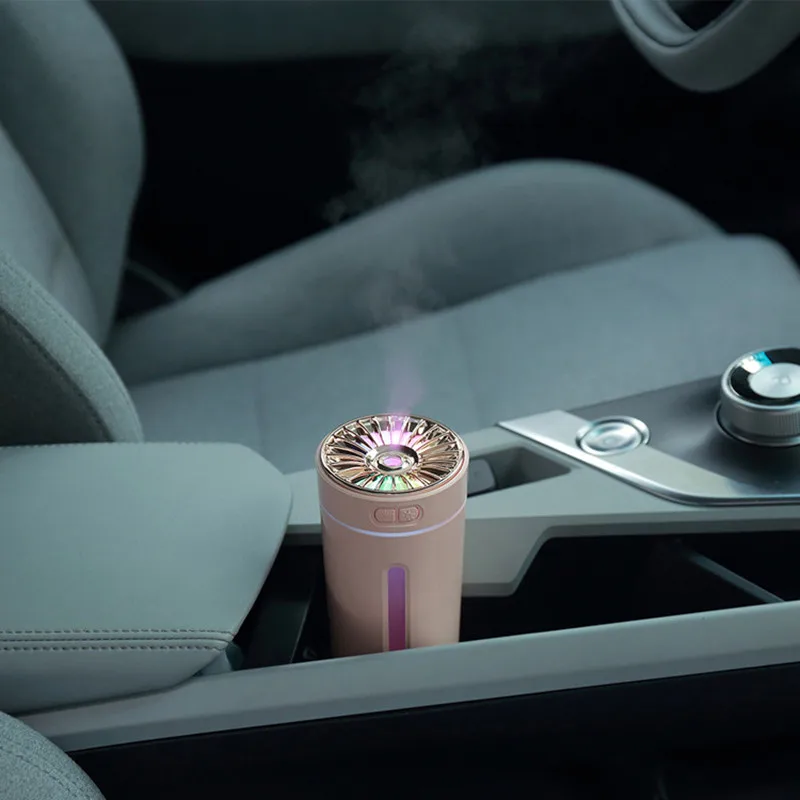 1pcs small silent portable USB car aromatherapy humidifier Colorful night light air humidifier
