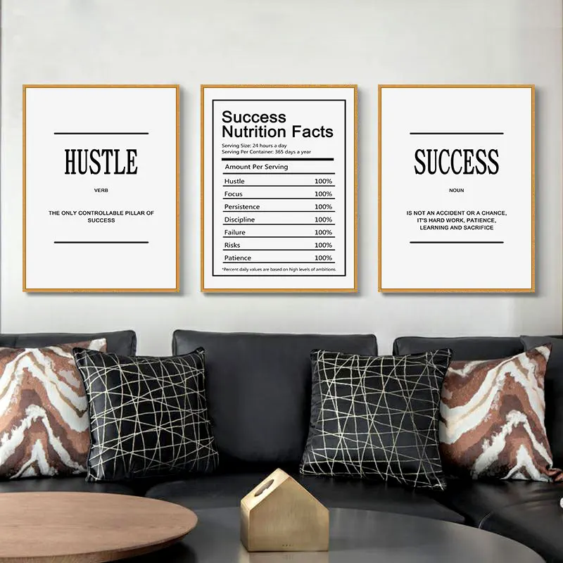 

Prints Modern Inspirational Quote Canvas Art Painting Nordic Wall Decorative Posters for Office Classroom Home Decor Pictures