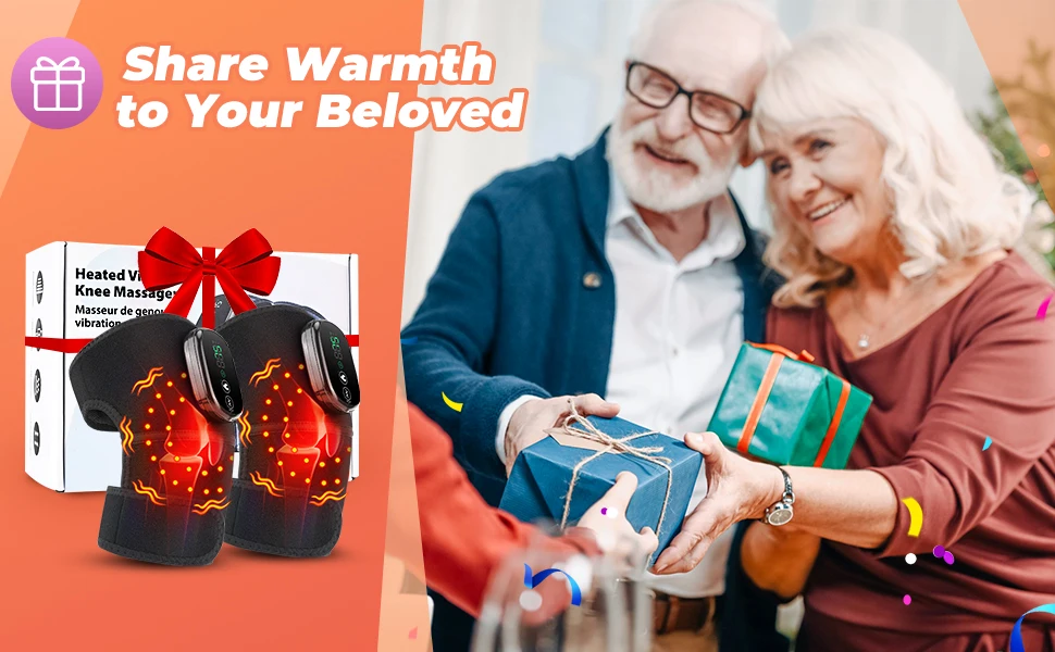 Heating Knee Massage Pad Protection Vibration Red Light Vibrador Joint Pain Relief Instrument Swelling Arthritis Leg Elbow 11