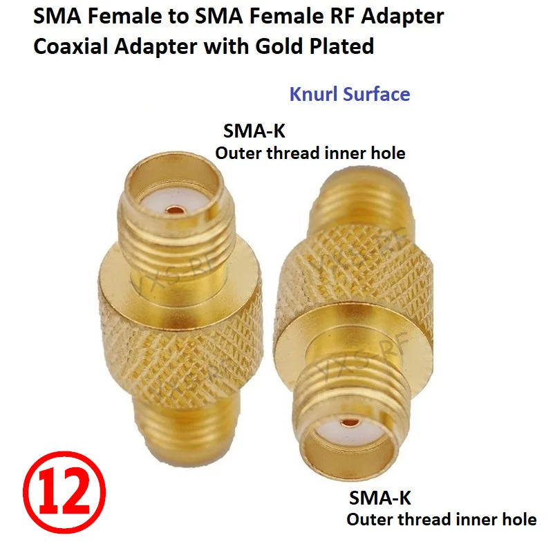 SMA to SMA Adapter Female to Male Straight RF Coaxial Adapter