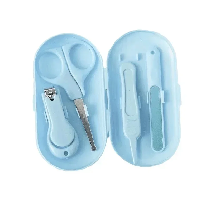 Newborn Nail Care Clipper Set Baby Manicure Set Safe Scissor Cutter 4-piece Child Care Healthcare Kits Baby Tools