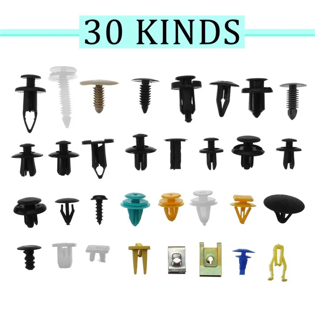 Car Door Panel Clips 20-100PCS - Bumper Dashboard Fender Retainer Rivet Fasteners for Auto Interior Repair & Replacement