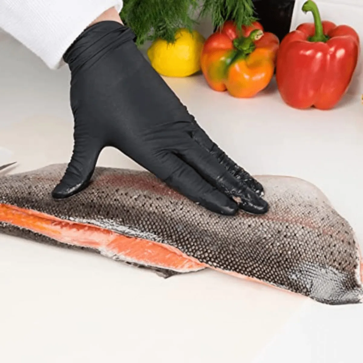 100PCS Disposable BLack Nitrile Gloves Kitchen Cooking Latex Free WaterProof Durable Working Tattoo Gloves Dishwashing disposable gloves dishwashing gloves nitrile gloves safety gloves protective gloves cleaning gloves