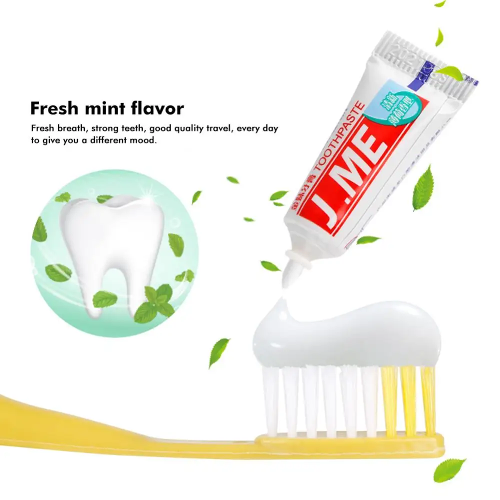 10/20/50PCS Hotel Disposable Toothbrush Toothbrush With Toothpaste Wash Gargle Suit For Travel Camping Supplies New