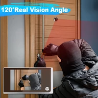 Elecpow 3.5 Inch Peephole Doorbell Camera 120° HD LCD Digital Door Viewer Outdoor Monitor Smart Home Cat Eye Visual Door Bell - Image 2