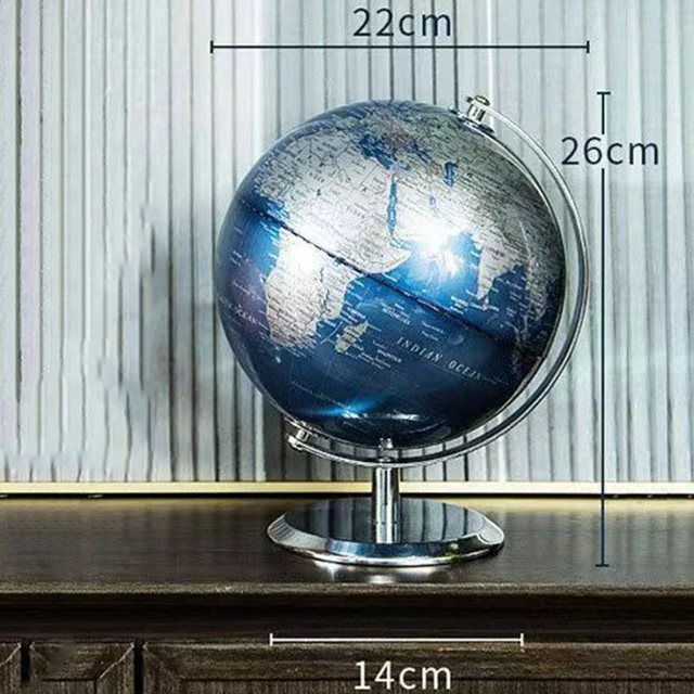 Desktop Decor Globe Geography Kids Education Creative Home Decor Accessories Retro World Globe Modern Learning World Map Globe 6