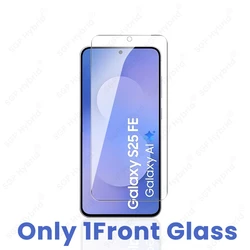 Premium 9H Tempered Glass Camera Lens & Screen Protector - Samsung S25 FE (Only 1Front Film)
