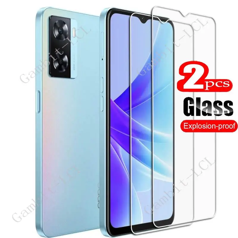 

Закаленное стекло для OPPO A57s 6,56 дюйма HD, 2 шт., защитная пленка для экрана OPPOA57 CPH2385 A57 4G