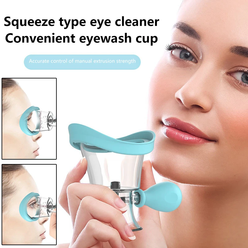 SqueezableSiliconeEyeWashCupsEyesCleanerFlushingRinseCups