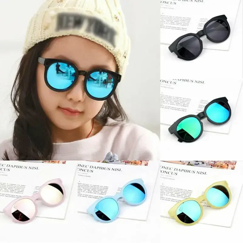 UV Protection Glasses MOONBIFFY Children's Boys Girls Kids Sunglasses Shades Bright Lenses UV400 Protection 2-8Years