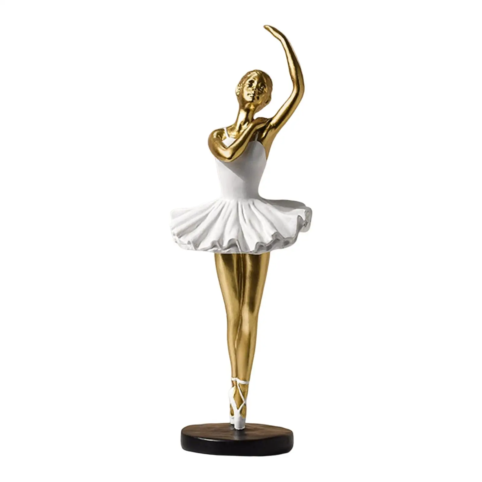 Graceful Ballerina Resin Dance Sculpture