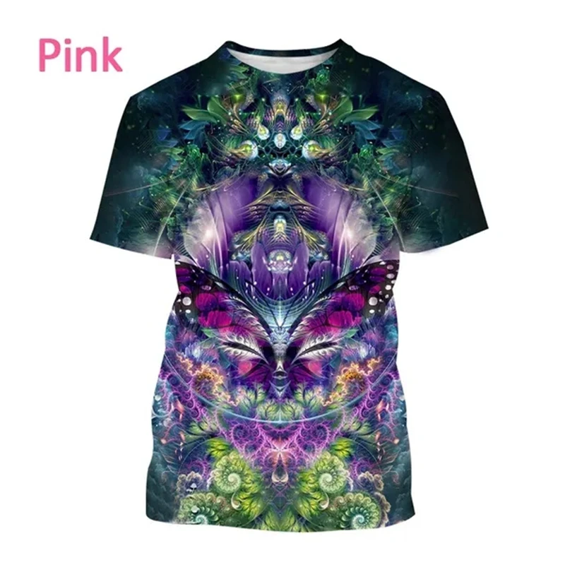 T-shirt homme imprimé 3d animal créatif style fluorescent_voghion.com