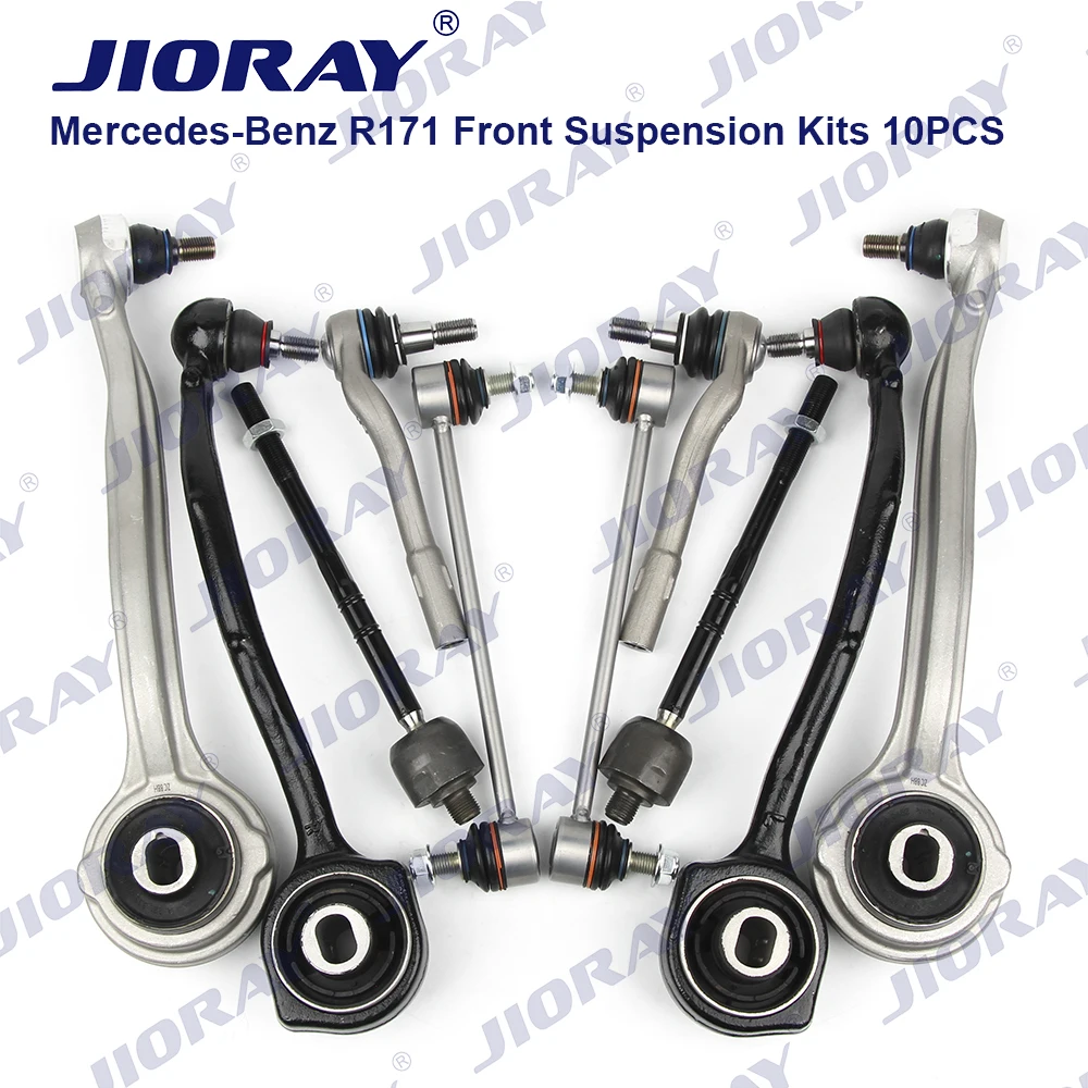 JIORAY Control Arm Ball Joint Stabilizer Link Tie Rod Kits For Mercedes