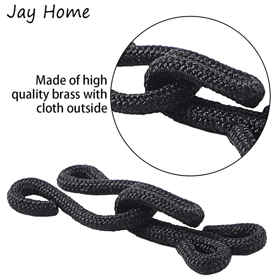 Crochets Et Yeux Dorés Pour Couture 17mm, Coudre Sur Manteau Sous-Vêtements Grand Crochet Manteaux Bronze 10 Pcs Attaches De Fourrure