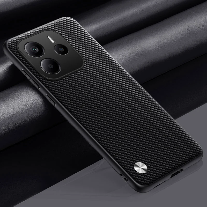 Elegant PU Leather Phone Case - Premium Silicone Protection & Stylish Back Cover