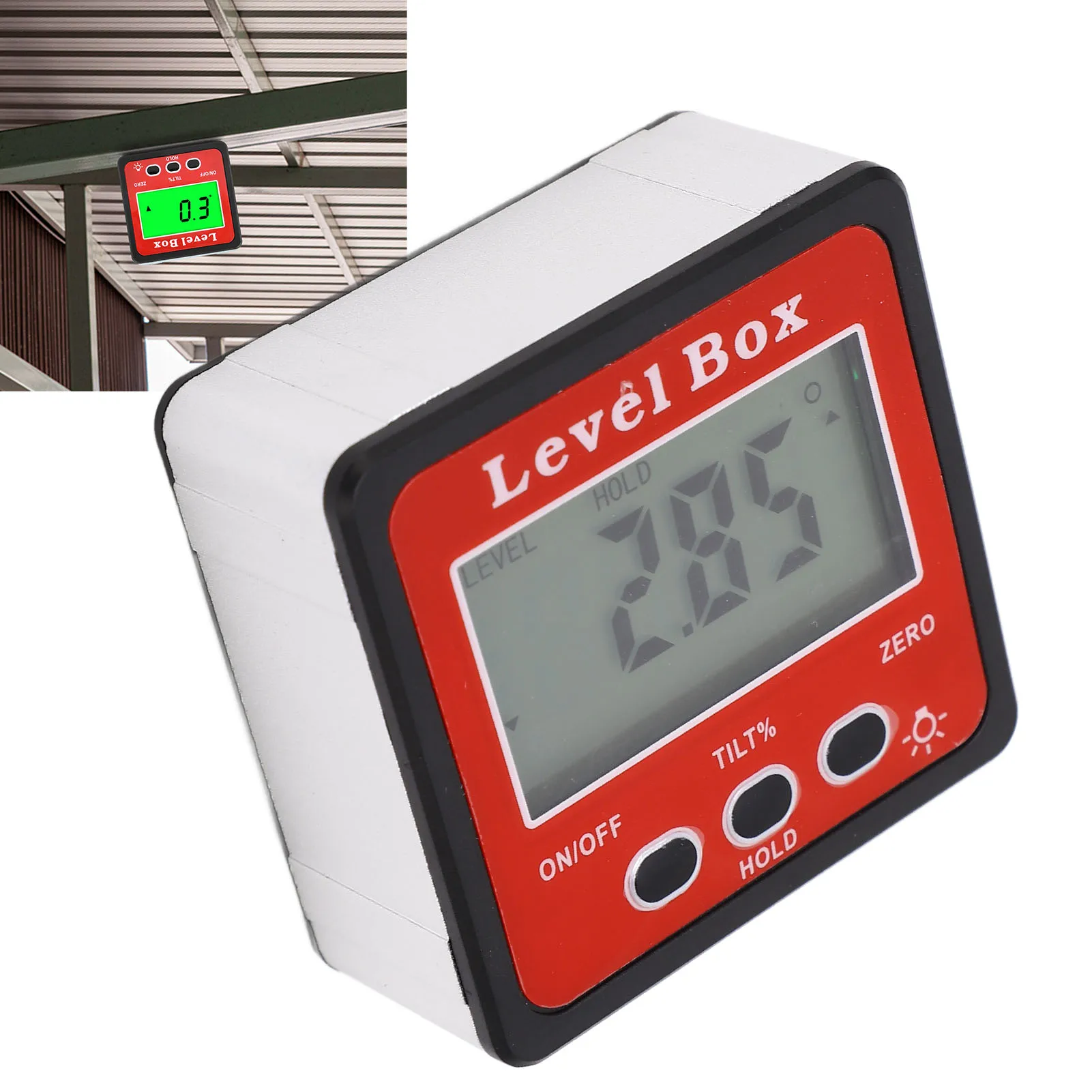 Digital Angle Gauge Level Box Magnetic Portable Protractor Inclinometer for Woodworking Construction Machinery