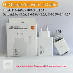 Xiaomi 90W Hyper Turbo Charger Adapter - EU with 1m cable