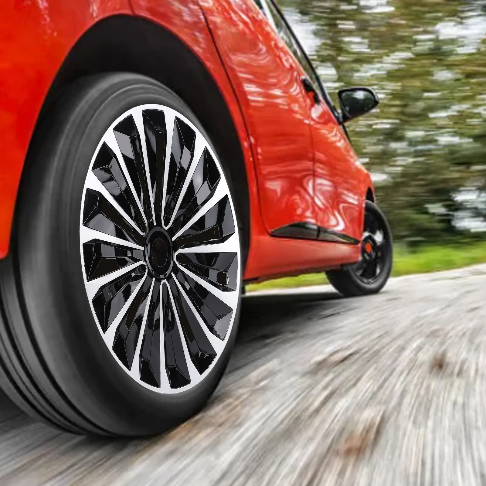 Wheel Hub  15in Hubcaps Full  Stylish Look  Fit  R15 Wheel Rim Cover for Most Cars Truck SUV