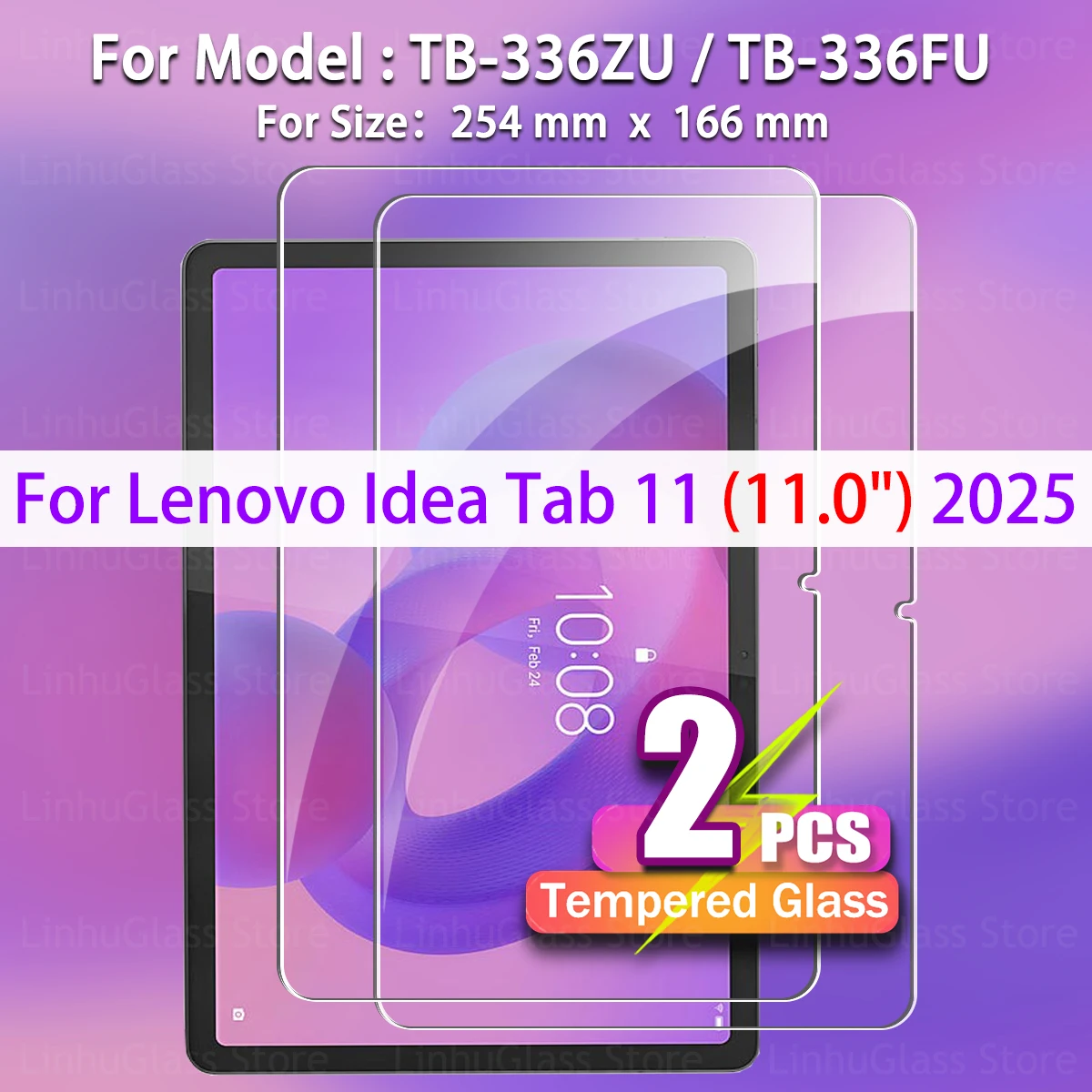 Premium 2-Pack Tempered Glass Screen Protector