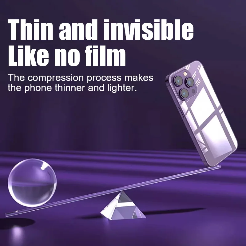 Premium Glass & Back Film Screen Protector Set - 3-Pack, Tempered Glass Protective Film