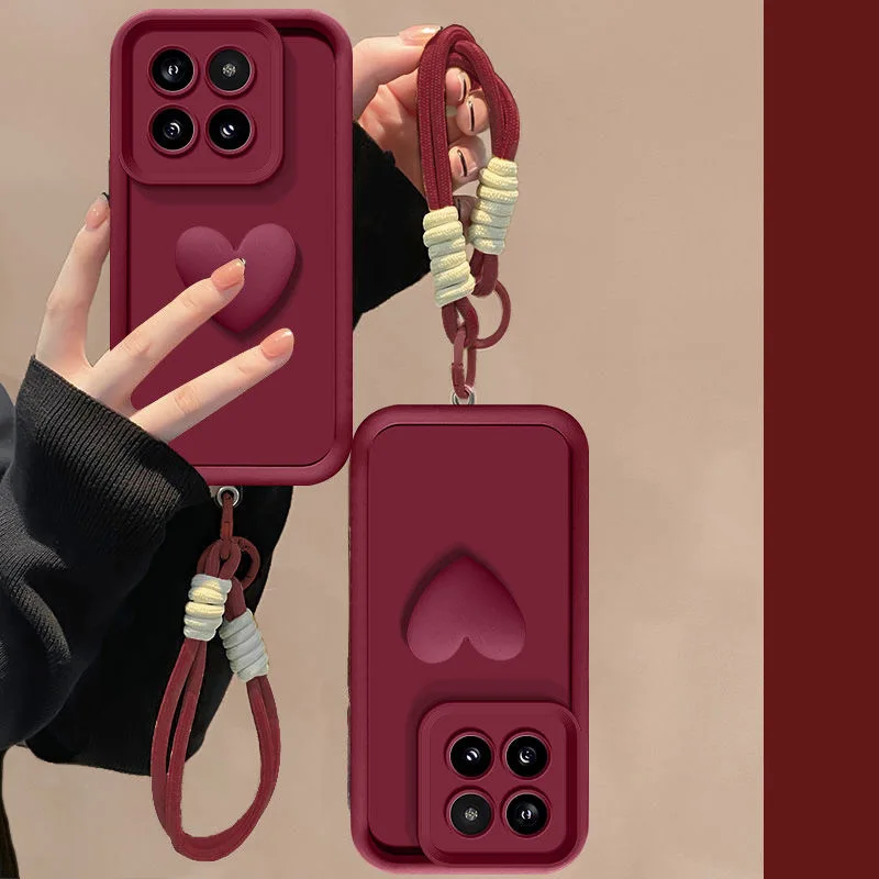 SEAHAI Cover per HONOR X7c / HONOR 200 Smart 5G, Custodia Pelle Flip Portafoglio con Kickstand/Slot per Schede/Protezione RFID, Premium PU/TPU Antiurto Magnetica Libro Case - Rosso