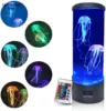 Jellyfish Lamp Color Changing Remote Control  Aquarium Tank LED Night Light Birthday Gift USB Charging Relaxing Mood 1