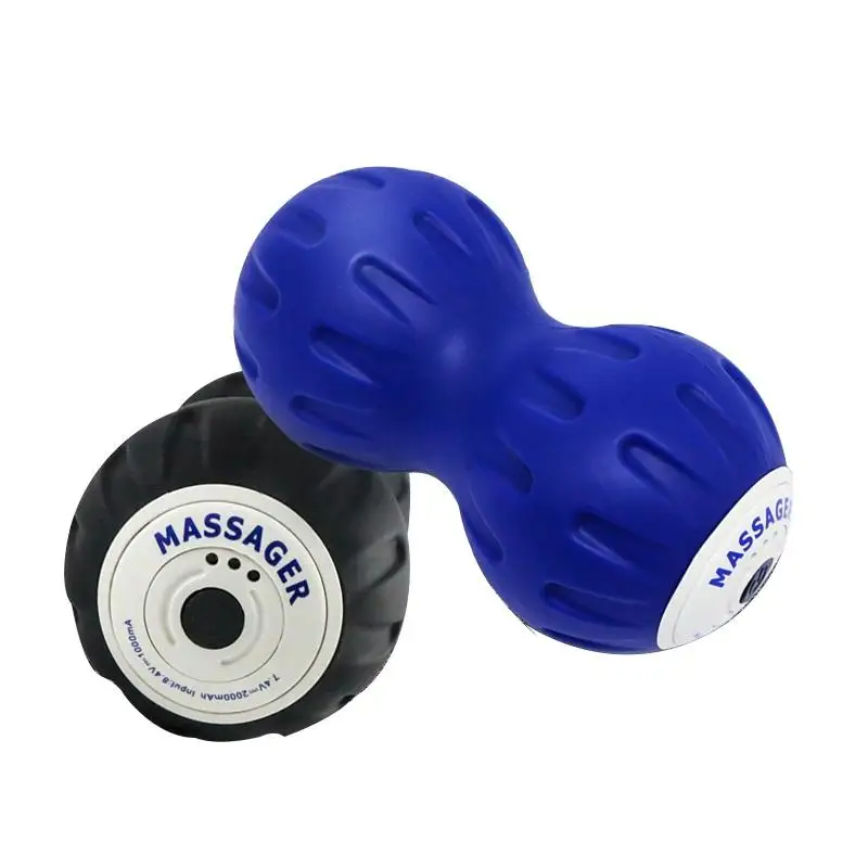 

Gym Vibrating Yoga Roller Vibrierende Lacrosse Ball Muscle Pain Relief Spikey Peanut Muscle Massager Ball For Back Foot Neck Arm