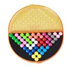Classic puzzle pyramid plate IQ pearl logical mind game Brain Teaser educational toys for children  beads  MU838744 3
