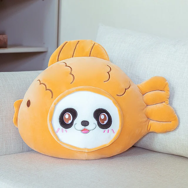 Plush Cute With Blanket Stuffed Soft Japanese Dessert Taiyaki Panda Cat Shiba Inu toy 3 in1 Multifunctio Pillow