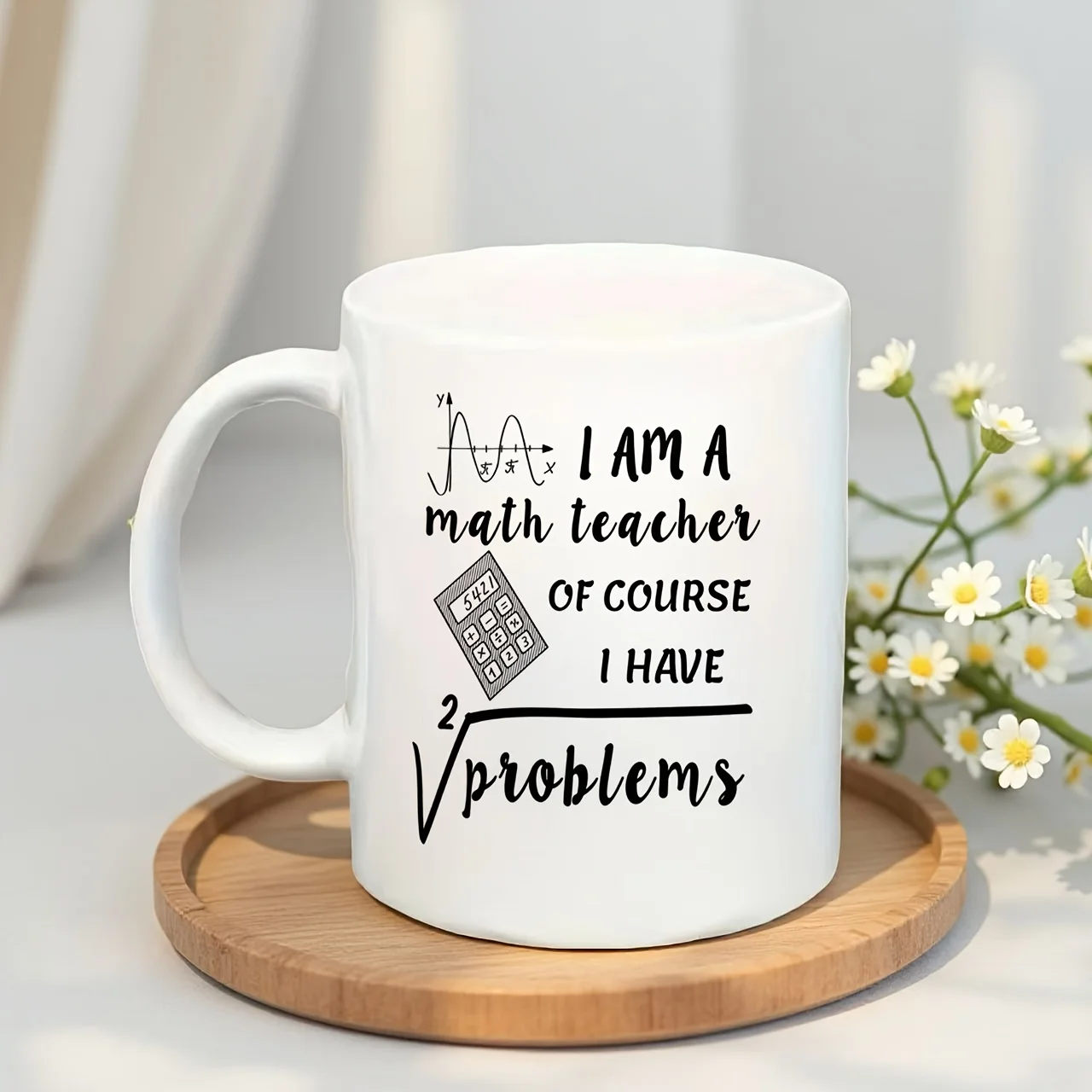 „Ich bin Mathe – natürlich habe ich Probleme!“ Lustige Tasse (350 ml), Geschenkidee für Lehrer_voghion.com