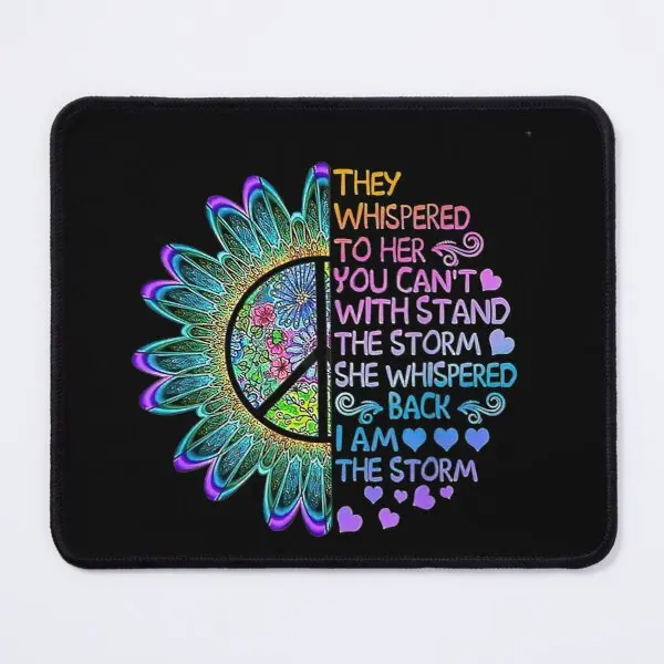 I Am The Storm Vintage Hippie Mouse Pad Gaming Anime Gamer Play Computer Mousepad Pc Desk Mens Table Printing Keyboard Carpet