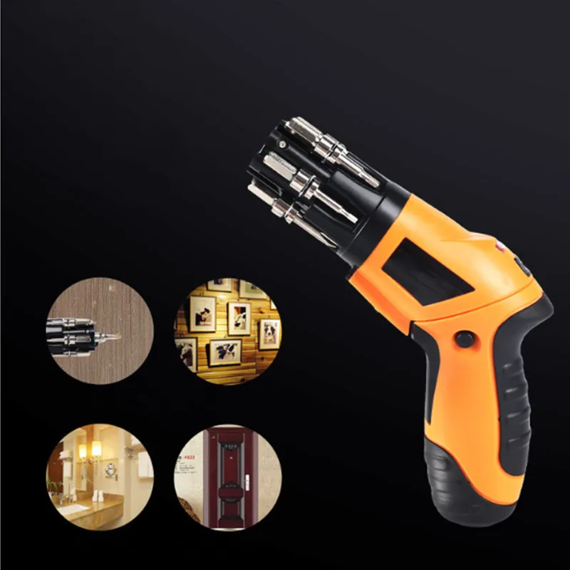 

Mini Battery Screwdriver Drill Screw Driver Electric Screwdriver Kit Rechargeable Cordless Wireless Screwdriver