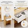 Reception Room Tables,Retail Counter Reception Desk with Drawer Storage,Reception Counter for Clothing Salon Shop Hotel 5