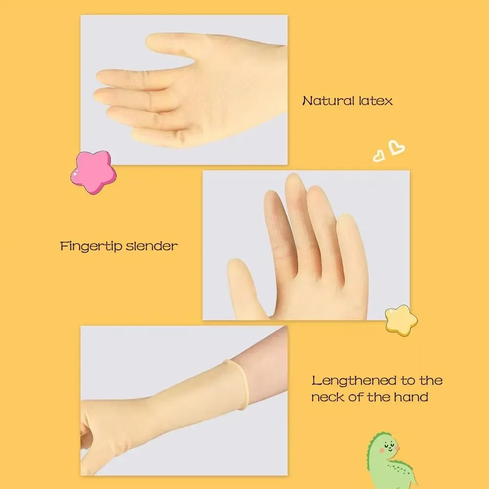 Kids Work Gloves Rubber Sleeveless Cleaning Washing Dishes 26CM