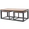 3-Piece Ash Coffee Table Set - Stylish Modern Design for Living Room 2