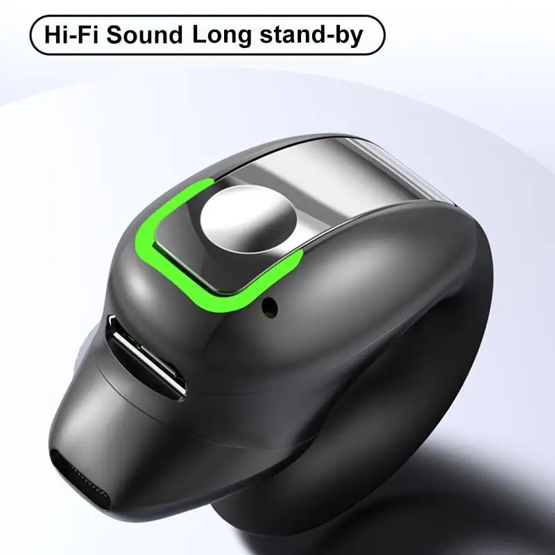 Фото Наушники с костной проводимостью GD28, Bluetooth-совместимые наушники 5.3, беспроводная деловая Спортивная гарнитура с микрофоном, легкие наушники №1