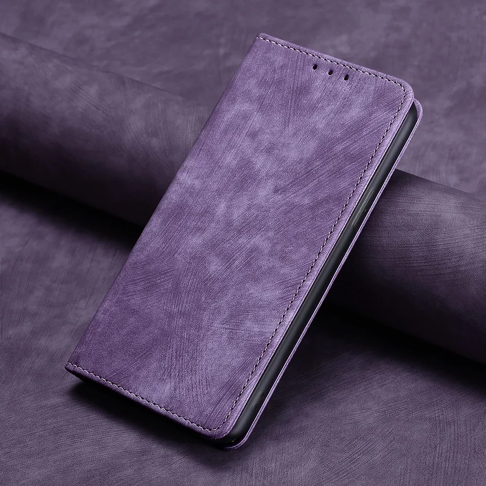 Elegant Leather Flip Cover Business Phone Case - Premium Protection & Style
