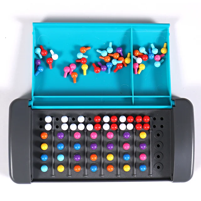 Kids Mastermind Game Code Breaking Mini Board Toy Montessori Educational Toys For Children Family Traveling Funny Toys 2022 2