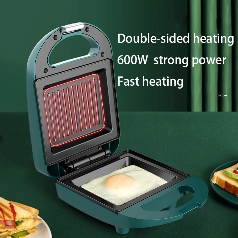 Multifunctional Electric Folded Breakfast Sandwich Maker 220v Non-Stick Fast Toast Pan Pot Bread Waffle Grill Machine 5