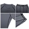 Men's Superhero Running Set Bodybuilding Sport T-Shirt Quick Dry Short Sleeve Compression Gym Suit Men Fitness Tight Rashgard 5