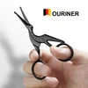 Facial Hair Scissors Rounded Professional Stainless Steel Mustache Nose Hair Beard Eyebrows Eyelashes Trimming Clippers 4